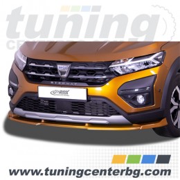 ПРЕДЕН СПОЙЛЕР VARIO-X ЗА DACIA SANDERO 3 / JOGGER STEPWAY /2021+/ цена €184.00 ПРЕДЕН СПОЙЛЕР VARIO-X ЗА DACIA SANDERO 3 / JOGGER STEPWAY /2021+/ цена €184.00